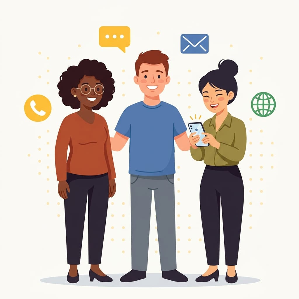 Contact us illustration