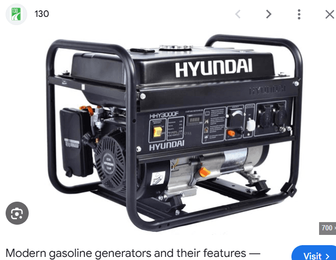 Modern gasoline generators