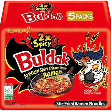 Samyang Buldak 2x Spicy "Nuclear" Hot Chicken Ramen (Red Label)