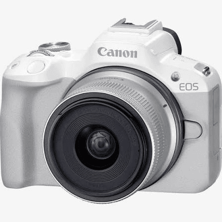 Canon EOS R50 Mirrorless Camera with 18-45mm Lens